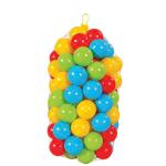 Set 100 bile Pilsan mici de 6 cm Multicolor,potrivite pentru utilizare spatii de joaca/piscina uscata/tarc de joaca