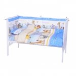 Lenjerie patut cu 5 piese Safari Blue