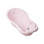 Cadita plastic copii 102 cm Little Bunnies Roz