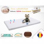 Saltea Fibra De Cocos Integral 120x60x6 Husa Alba
