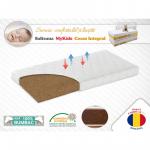 Saltea fibra de Cocos Integral 120x60x8 husa alba