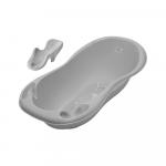Set cadita 102 cm cu senzor de temperatura si suport anatomic Bufnita Gri