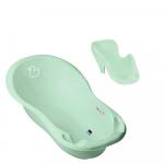 Set cadita 102 cm cu senzor de temperatura si suport anatomic Duck Mint