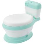 Oliță educationala pentru copii Little Mom Simulation Potty Green, design realist ergonomic, colac moale PVC, vas colector detașabil, dimensiune 44 x 30 x 36 cm