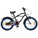 Bicicleta pentru copii E&L Batman 18 inch, frână de mână tip "V" roata fata, scaun și ghidon reglabil, roți gonflabile