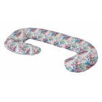 Pernă de alaptat BabyMatex cu husa din bumbac Flamingo 05