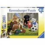 Puzzle cățeluși sportivi 200 piese