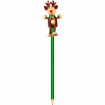 Creion cu figurina lemn ren Fiesta Crafts FCP-5166