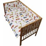 Lenjerie patut 120x60 cm cu 5 piese Nichiduta School Bus