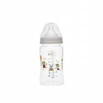 Biberon sticlă gât larg Minut Baby 180 ml 0+