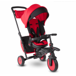 Tricicleta pentru copii Smart Trike STR7 Rosu 7 in 1 ultrapliabila, spatar reglabil, sistem patentat Touch Steering, roti din cauciuc cu functie de absorbire a socurilor, varsta 6 luni+