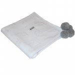 Păturică din bambus Eko 80x80 cm white