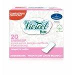 Protej slip ultra subțire din bumbac organic ambalat individual 20 buc Vivicot Bio
