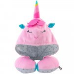 Pernă călătorie cu glugă Benbat Unicorn 4+ ani