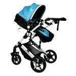 Carucior 2 in 1 reversibil Buf Boof 0-36 luni X2 Blue