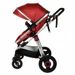 Carucior 2 in 1 reversibil S-18 Buf Boof Linen Red 0-36 luni