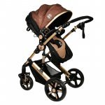 Carucior 2 in 1 reversibil X-2 0-36 luni Buf Boof Gold