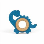 Jucărie organica pentru dentitie din lemn și cauciuc natural Dinozaur Gruenspecht 688-00