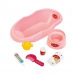 Set de baie cu accesorii pentru papusi Coralie