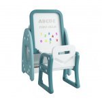 Set 2 in 1 tabla si scaunel Nichiduta Cat Board Verde