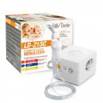 Aparat aerosoli Little Doctor LD-213C nebulizator cu compresor 3 moduri de nebulizare alb