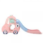 Tobogan MyKids mașina cu coș de baschet OM002 Roz