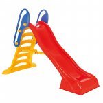 Tobogan pentru copii Pilsan Maxi Slide,utilizare interior/exterior,posibilitate conectare furtun apa,manere sustinere,margini rotunjite,plastic rezistent UV,greutate admisa 35 kg,varsta recomandata 3ani+