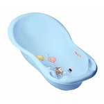 Cadita Tega Baby Forest 102 cm cu senzor de temperatura Albastru