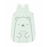 Sac de dormit KikkaBoo 6-18 luni Bear with me Mint,lungime 90 cm,grosime 1.8 tog