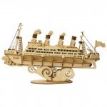 Puzzle 3D Cruise Ship lemn Rokr 145 piese