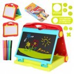 Tabla portabilă 2 in 1 pentru desenat 26x19 cm