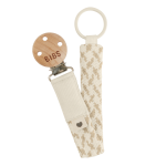 Lănțișor clip pentru suzeta Bibs Ivory-Vanilla