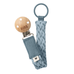 Lănțișor clip pentru suzeta Bibs Petrol-Baby Blue