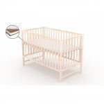 Patut fara sertar Vessanti Clasico Natur + Saltea Cocos 8 cm