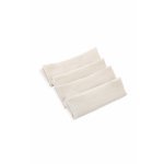 Set 4 prosopele BabyJem din muselina 25x25 cm Ecru