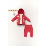 Set trening cu 3 piese pentru bebelusi Scufita rosie Corai 9-12 luni
