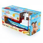 Set 4 jucării plajă cu barca de pescuit Mobidiky Blue