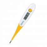 Termometru digital Sanity Flexi Temp semnal sonor ecran LCD oprire automata alb/ galben