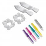 Set creativ Elastice de par cu sclipici