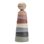 Jucărie Bibs Turnul Wobbly pastel rainbow