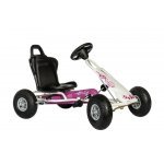 Kart Air Runner Flower, alb, scaun ajustabil, functie 