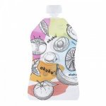 Set 5 pungi reutilizabile Akuku pentru alimente 150 ml