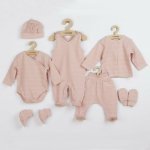 Set 7 piese nou nascut New Baby I am Pink