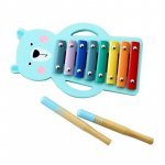 Xilofon muzical Ursuleț cu lamele metalice Adam Toys N4024