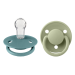 Set 2 suzete Bibs de lux Silicon tetina rotundă mărime universală Island Sea/Sage