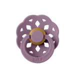 Suzeta Bibs Boheme Latex tetina rotundă 0 luni + Mauve
