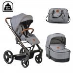 Carucior modular 2 in 1 Cangaroo Icon Grey