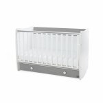 Patut balansoar transformabil Dream White Stone Grey 60 x 120 cm