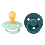 Set 2 suzete Bibs Colour Latex tetina rotundă 0 luni + Vanilla/Cloud — imaginea 2