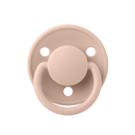 Suzeta de lux silicon Bibs tetina rotundă mărime universală 0-3 ani Blush